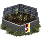 Graf GARANTIA ERGO Hochbeet-System L Stone 6 Paneele inkl. Verbinder