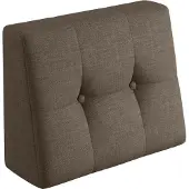Sunnypillow Palettenkissen Verona Seitenkissen 60x40x20/10cm Camel