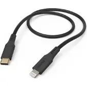 Hama Flexible, 1,5 m, Lightning, USB C, Männlich, Männlich, Schwarz