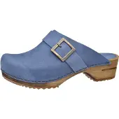 Sanita Wood-Urban Open Clog Dove Blue Gr.40
