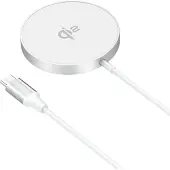 MMOBIEL Magnetisches Kabelloses Ladegerät 15W Qi2 - Drahtloses Ladegerät Magsafe – Weiß