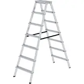 Proregal ML Stufen-Stehleiter beidseitig begehbar 2x7 Stufen