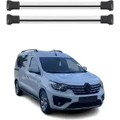 Omtec Dachträger Grundtäger für Renault Express 2021-2025 75kg Aluminium Silber 2 tlg