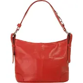 Samantha Look Umhängetasche "Damen echt Leder, Made in Italy", Damen, Gr. B/H/T: 33cm x 25cm x 15cm onesize, rot, Leder, Taschen Umhängetasche, echt Leder, Made in Italy