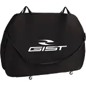 Gist Fahrrad-Transporttasche für MTB/Racing schwarz, gepolstert, mit Räder+Ständer
