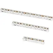 ABB PS3/60A Phasenschiene 3-phasig, 60 Pins, 10mm2 Phasenfolge L1-L2-L3-L1-... Ausbrechbare Pins 2CDL230010R1060