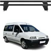 Menabo Dachträger Querträger für Peugeot Expert 1994-2006 ABE Aluminium Schwarz