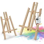 Artina Manchester 2er Set Tischstaffelei Klein aus Holz 28cm