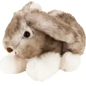 Inware Orli Plüschtier Hase, grau, 15 cm, waschbar bis 30°C, für Kinder