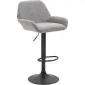 CLP Barhocker Braga Stoff B grau
