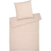 Elegante Soft-Flanell-Bettwäsche-Garnitur Inverness Farbe Ziegel Größe 135x200+80x80