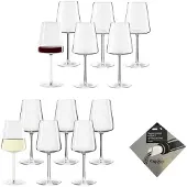 Stölzle Lausitz POWER 12er Weingläser Set + Dropstop Ausgießer