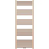 Belrad Handtuchheizkörper mit Mittelanschluss in gebürstetem Kupfer – 1600x600mm, 557 Watt