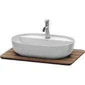 Duravit Waschtisch-Konsole Luv 68,8x47,5x2,5cm, a Holz, m 1 AS, Nussb