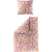 Bierbaum Bettwäsche malve-apricot 1x 135x200 cm + 1x 80x80 cm