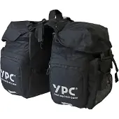 AMB YPC Outrider Fahrradtasche für Gepäckträger XL – Gepäckträgertasche, Hinterradtasche Fahrrad mit Tragegriff, wasserdichte Outdoor Fahrradtasche, Reisetasche, Clip-Verschluss, schwarz, 50x35x35cm – 42L