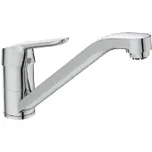 Ideal standard Küchenarmatur Ceraflex Niederdruck BlueStart, Ausladung 228mm BC130AA Chrom