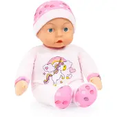 Bayer 93029AB Babypuppe, Spielpuppe, Kuschelpuppe, weich, ca. 30 cm
