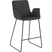 Mayer Barstuhl Sitzmöbel 1222 53 x 49 x 95 cm Stahl schwarz/graphit 1222_K3_30480