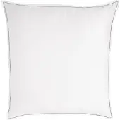 TRAUMSCHLAF Uni Kissenbezug White Collection Pico-Pico 70x90 cm dark-grey