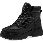 Tamaris Damen Elegante Stiefelette Vegan Primaloft 1-26245-45 Schwarz