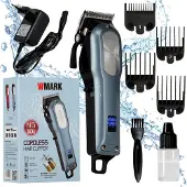Wmark Akku Barttrimmer Haartrimmer elektrische Haarschneidemaschine LCD