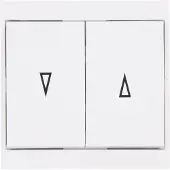 Kopp 621513084 MALTA - Jalousieschalter, Farbe: arktisweiß