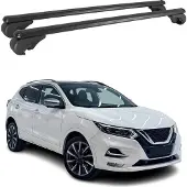 Omac Dachträger für Nissan Qashqai 2014-2021 Gepäckträger Grundträger Alu Schwarz 2x