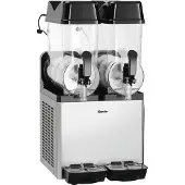 Bartscher Slush Maschine 2120, 2 Behälter à 12 Liter, 400x520x815 mm (BxTxH)