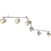 Globo Lighting Strahler Metall Nickel matt, 6x E14