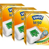 Swirl M 50, Orange, Weiß, Miele, Miele S241i - S256i, S290 - S299, S300i - S399i, S500 - S599, S700 - S799; Miele Cat & Dog;..., 4 Stück(e), 1 Stück(e)