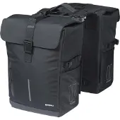 Basil Move MIK Doppel-Fahrradtasche, 30 Liter, 16 x 27 x 38 cm - Schwarz