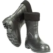 Kolmax Herren Gummistiefel Regenstiefel Garten gefüttert EVA Superleicht Schwarz 48