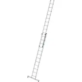 Proregal Sprossen-Schiebeleiter 2-teilig mit nivello-Traverse 2x12 Sprossen