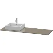 Duravit Konsole XSquare 160x55x1,6cm, m 1 AS, B li, flan. Gr hgl