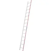 Hymer Sprossenanlegeleiter, 14 Sprossen, Länge 4,02 m, Reichhöhe 4,91 m, Gewicht 6,4 kg