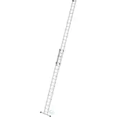 Günzburger Steigtechnik Sprossen-Seilzugleiter 2tlg. mit Standard-Traverse 2 x 19 Sprossen - 011719