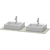 Duravit Konsole XSquare 140x55cm, T m, m 2 Auss, Beck. beids.