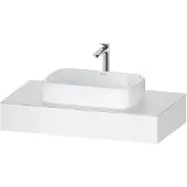 Duravit Konsole Qatego 100x55x17cm, weiß matt, 1 Ausschnitt
