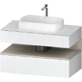 Duravit Waschtischunterschrank Qatego 100x55x60cm, T m/we m, Pl, Nischenb