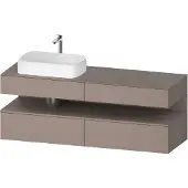 Duravit QA4777043430010 QAT KWTU WH Eck 1600x550x600 bs. Mt.