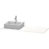 Duravit Konsole XSquare 140x55x1,6cm, m 1 AS, Ausschn li, we hgl