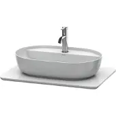 Duravit Waschtisch-Konsole Luv 68,8x47,5x2cm, a Quarz, m 1 AS, w Struk.