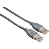 Hama Verbindungskabel USB 2.0 A A Stecker grau 1,8m