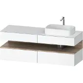Duravit Waschtischunterschrank Qatego 160x55x60cm, E Ma/w m, Pl, B r, Nischenb