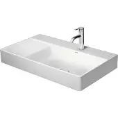 Duravit Möbelwaschtisch asymmetrisch DuraSquare 80x47cm, o Ü, m HLB, Beck. re, o. HL, we