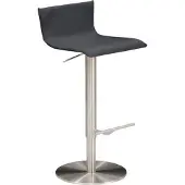 Mayer Barstuhl Sitzmöbel 1225 39,5 x 43 x 72 cm Stahl chrom matt/anthrazit
