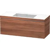 Duravit Waschtischunterschrank c-bonded L-Cube 120x48cm, o HL, N Nat, 1 Ausz., wandhängend