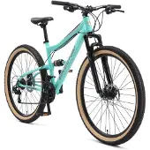 Bikestar Fully Mountainbike 27,5 Zoll | 17 Zoll Rahmen, 21 Gang Shimano Schaltung, Scheibenbremse | Mint