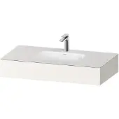 Duravit Einbauwaschtisch-Möbel-Set Qatego 100x55x17cm, w m, m K, 1 Ausschn, m ÜL